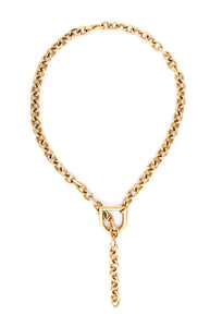 D Toggle Gold Necklace