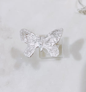 Stacking Silver Butterfly Ring