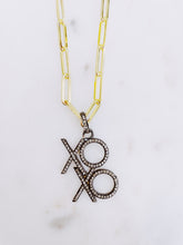 Load image into Gallery viewer, Hugs and Kisses XOXO Diamond Necklace
