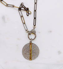 Load image into Gallery viewer, Diamonds in the Center Necklace

