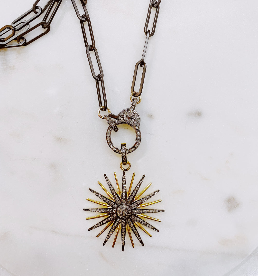 Sunray Diamond Necklace