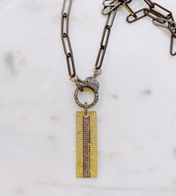 Load image into Gallery viewer, Diamond Tag Necklace
